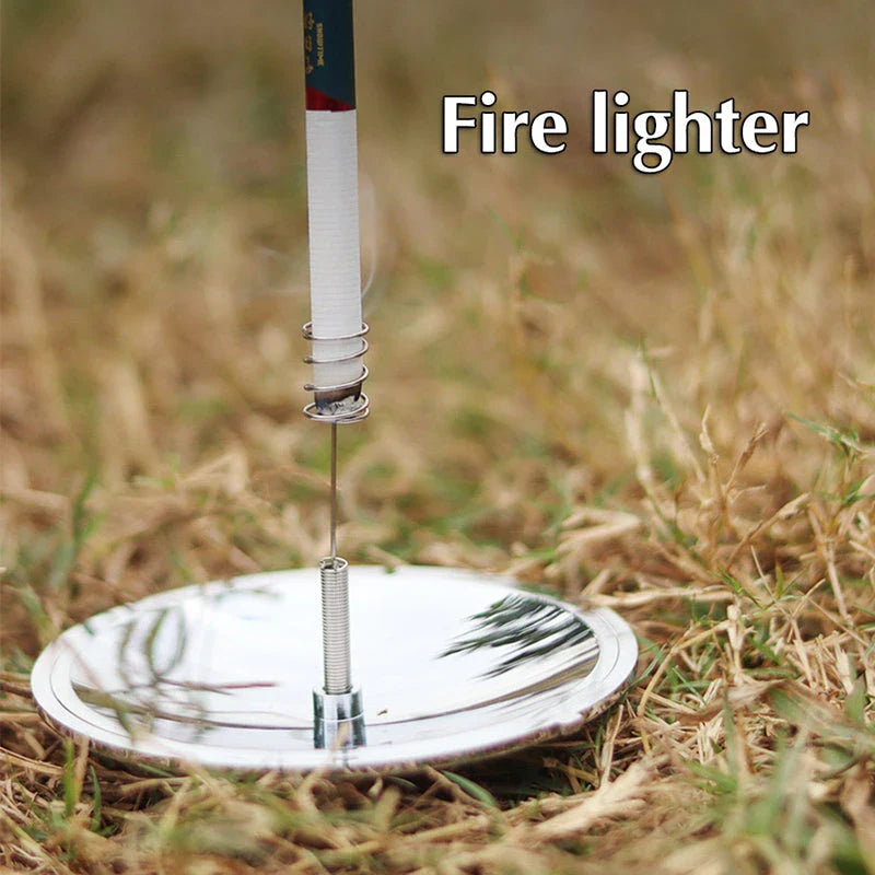 Outdoor Solar Lighter - Compact, solar-powered fire starter for camping, survival, and emergency use