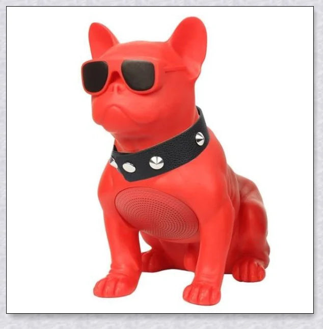Wireless Bulldog Speaker with Bluetooth connectivity, high-definition sound, and unique French bulldog-inspired design
