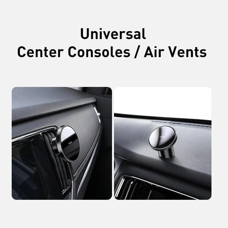 Magnetic car phone holder for iPhone 13, 14, and 15 Pro - secure, hands-free mounting for your device