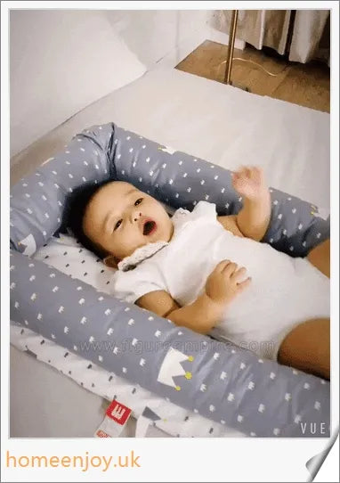 Dismountable Portable Toddler Travel Bed in various colours, featuring a comfortable sleep surface and durable, waterproof design