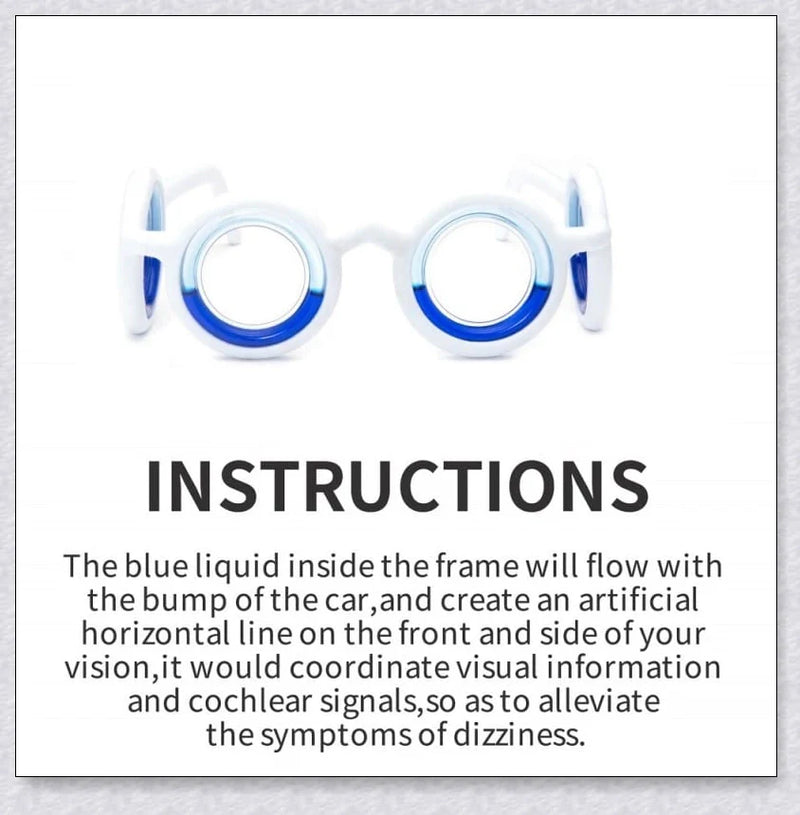 Homeenjoy_UK Motion Sickness Glasses - Stop Nausea & Dizziness on Journeys