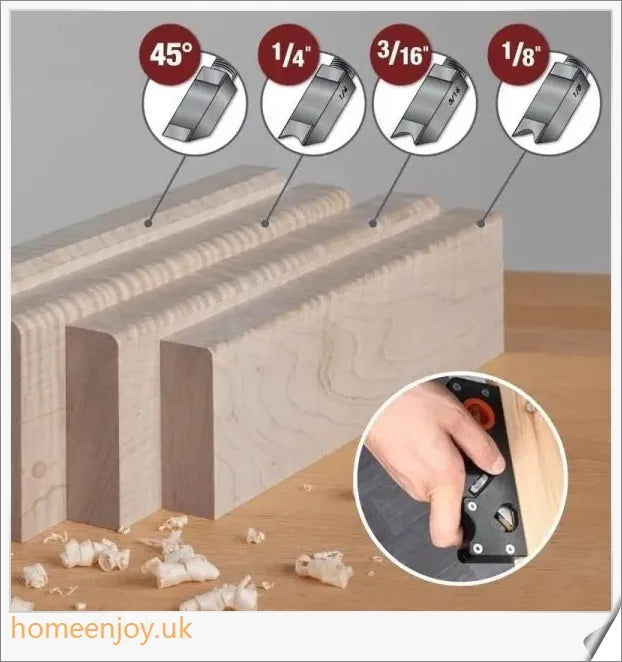 EZ Chamfer - Woodworking 45 Degree Edge Auto Chamfering Tool for precise, customised edge finishing