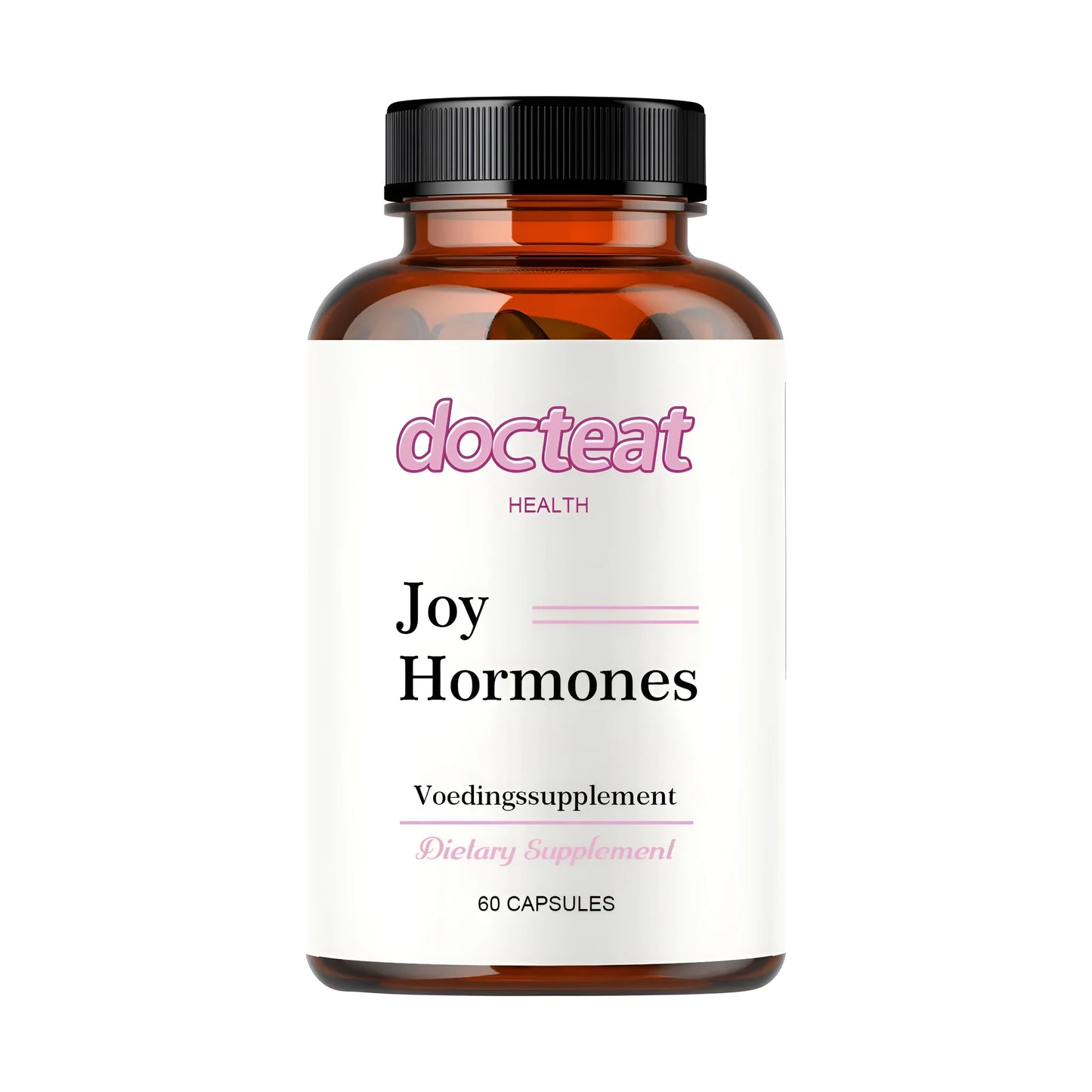 Bottle of 60 dietary supplement capsules containing evening primrose oil, collagen, and herbal extracts