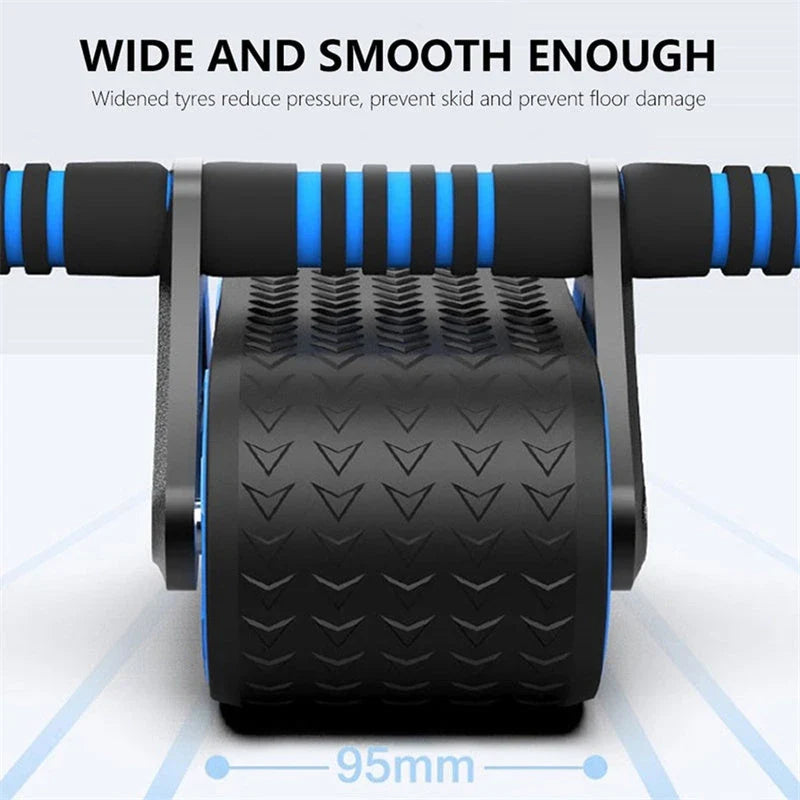 Premium dual-wheel abdominal roller for effective core strengthening exercises