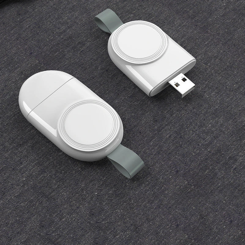 Premium wireless charging dock for Apple Watch, featuring compact design, durable materials, and intelligent charging protection