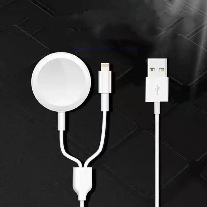 Premium wireless charging dock for Apple Watch, featuring compact design, durable materials, and intelligent charging protection
