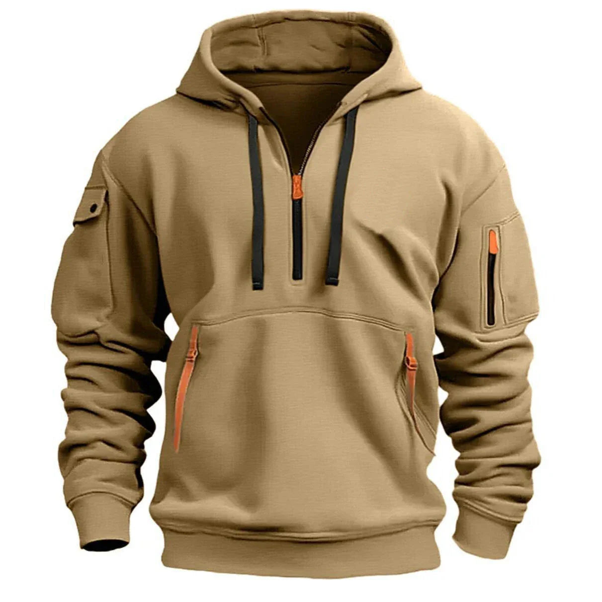 Stylish Hooded Pullover Sweatshirt in Various Colors for Men and Women - Premium Polyester Comfort and Modern Design