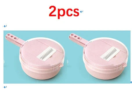 8-in-1 Mandoline Slicer with Stainless Steel Blades and BPA-Free Plastic for Effortless Vegetable Prep