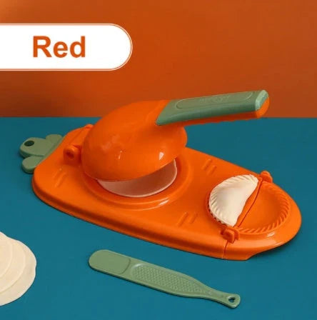 Ergonomic dumpling press tool made of food-grade plastic for easy and convenient homemade dumplings