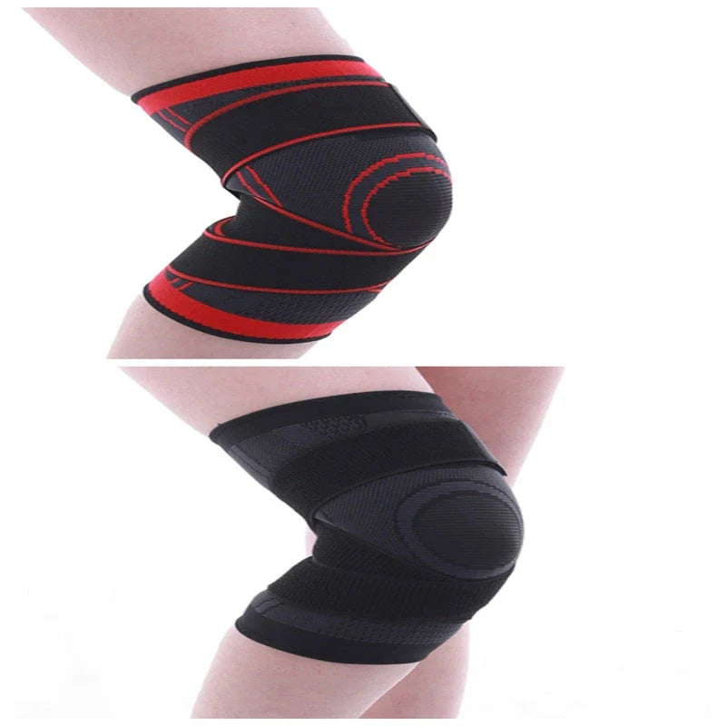 Durable and flexible sports knee pads with adjustable straps for comfortable, safe workouts