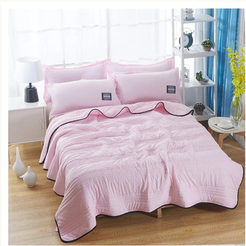 Premium all-season cooling comforter with soft, breathable fabric and plush fill for comfortable sleep