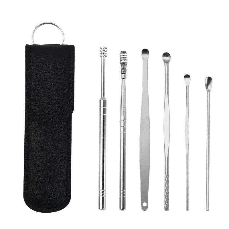 Premium Stainless Steel Ear Cleaner with Spiral Design for Comfortable and Effective Earwax Removal