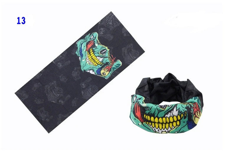 Versatile seamless outdoor turban for sports and fashion, windproof and breathable