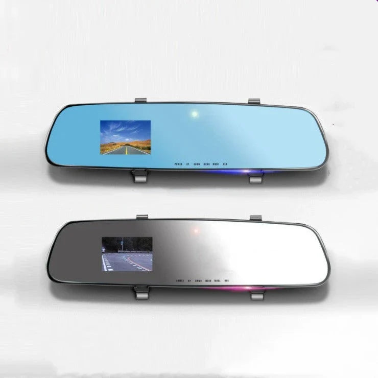Premium 1080p HD Rearview Mirror Driving Recorder with Motion Detection for Enhanced Road Safety and Security