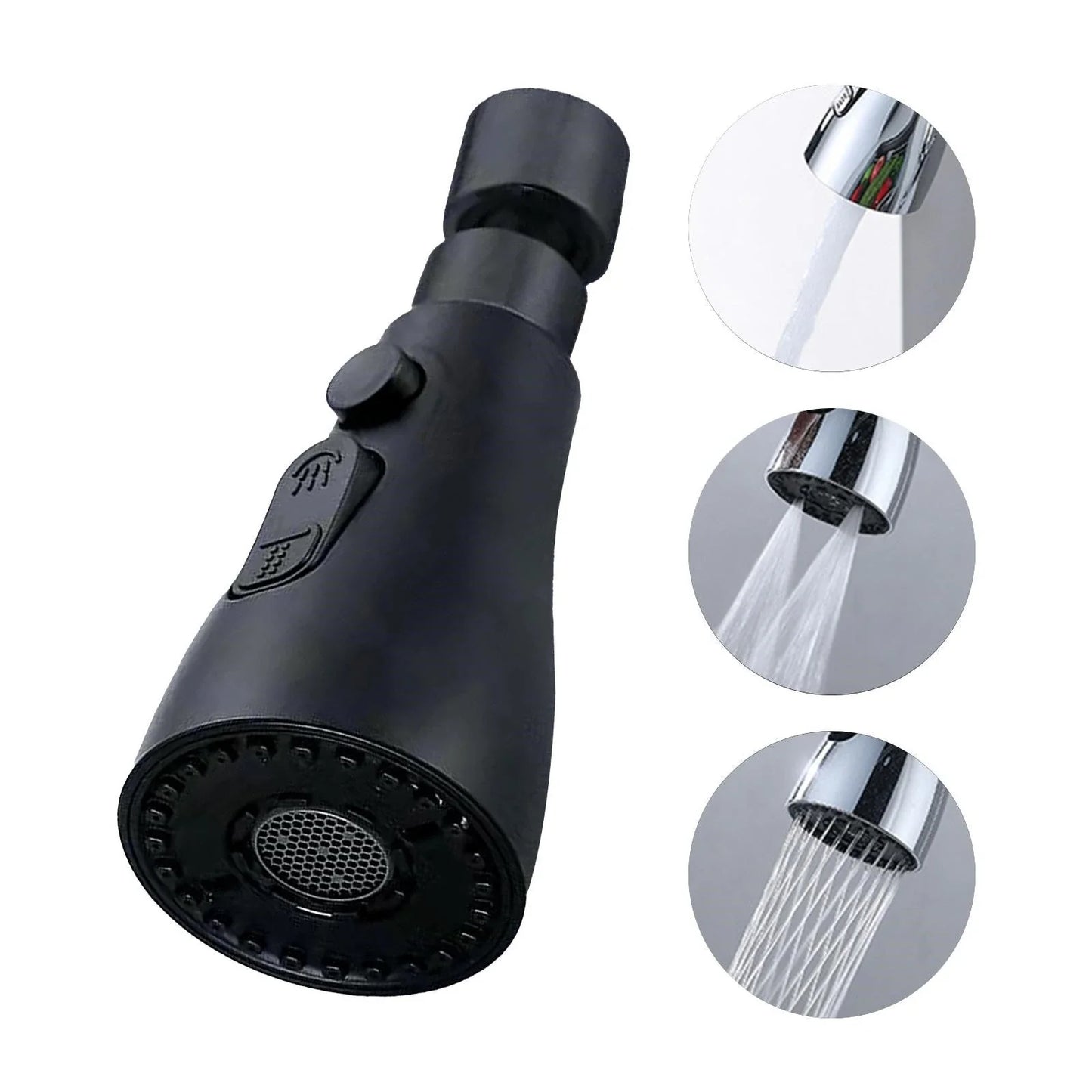 Versatile Pressurized Faucet Sprayer with 360-degree rotation, anti-splash, and water-saving features