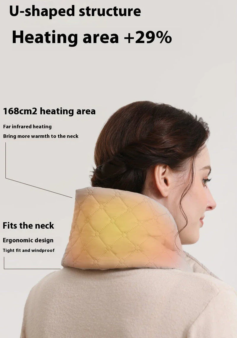 Cozy Electric Heated Scarf with 3 Warmth Settings for Outdoor Use
