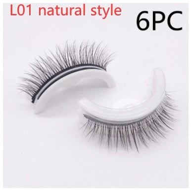 Glamorous 3D mink-inspired false eyelashes in various styles and packaging