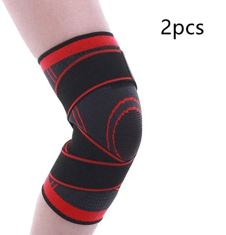 Durable and flexible sports knee pads with adjustable straps for comfortable, safe workouts