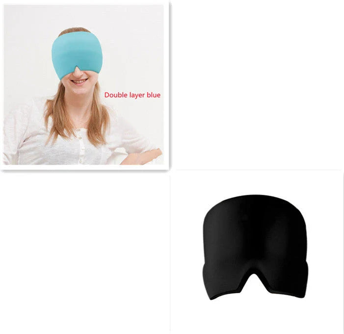 Soothing Ice Eye Mask for Headache Relief - Cooling Therapy for Relaxation