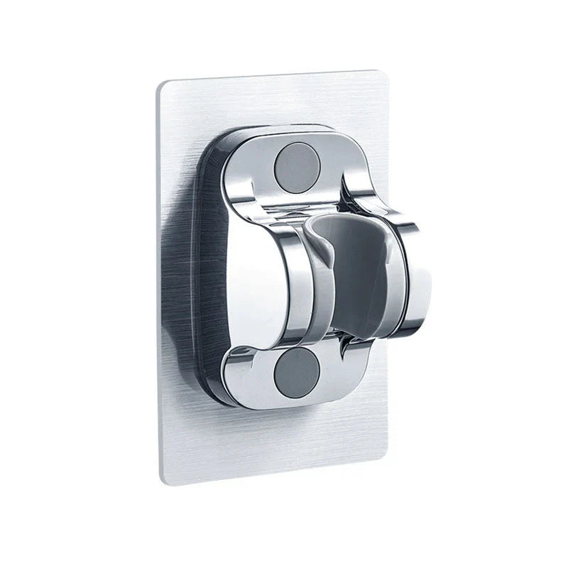 Premium 5-speed pressurized shower head with large water output, ABS construction, and modern minimalist design