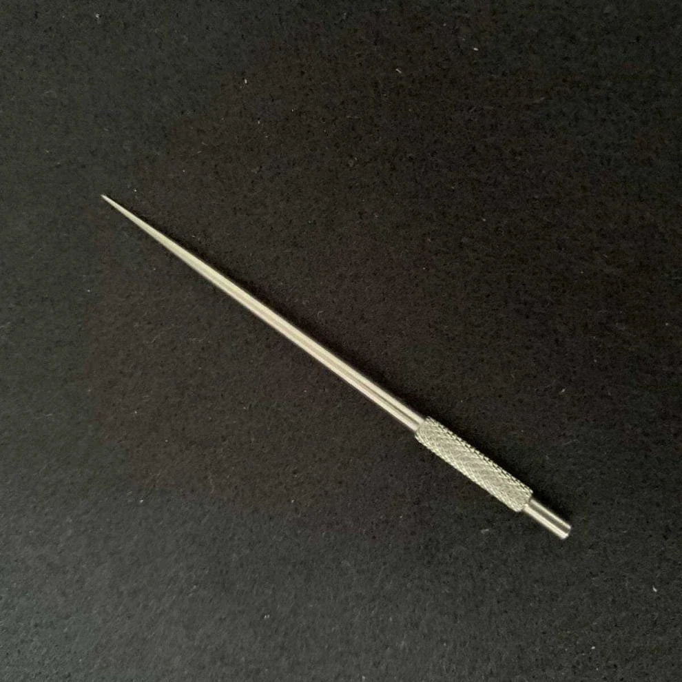 Premium stainless steel toothpick set with dental floss for portable, hassle-free dental care on the go