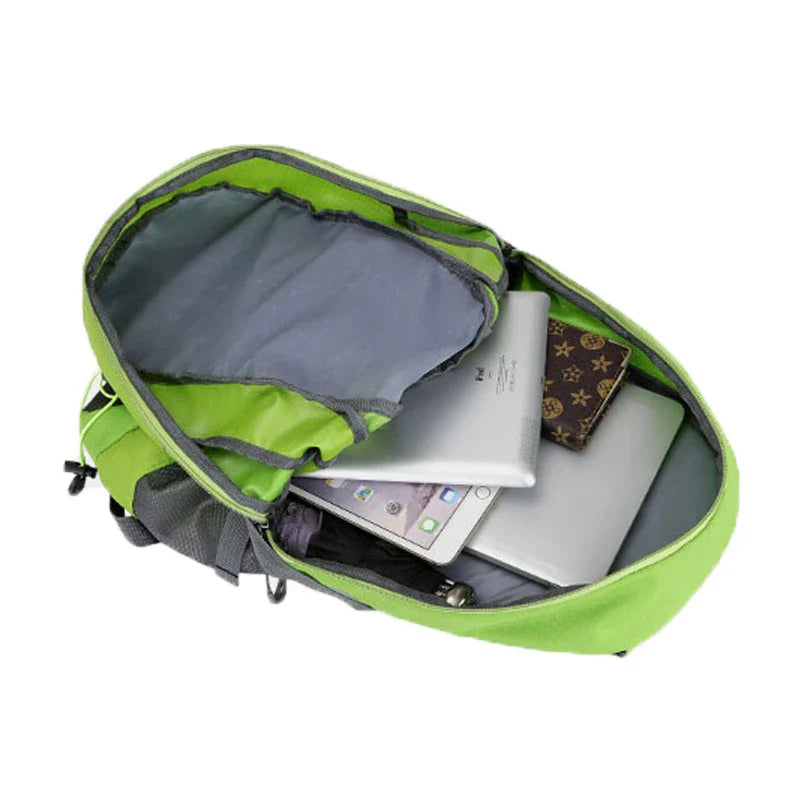 Multifunctional Korean-Style Casual Computer Backpack in various colours, featuring waterproof nylon construction, padded laptop compartment, and versatile design.