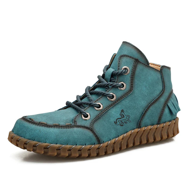Martin Boots - Soft Low Ladies British Style Casual Shoes with Suede Detailing and Rubber Sole