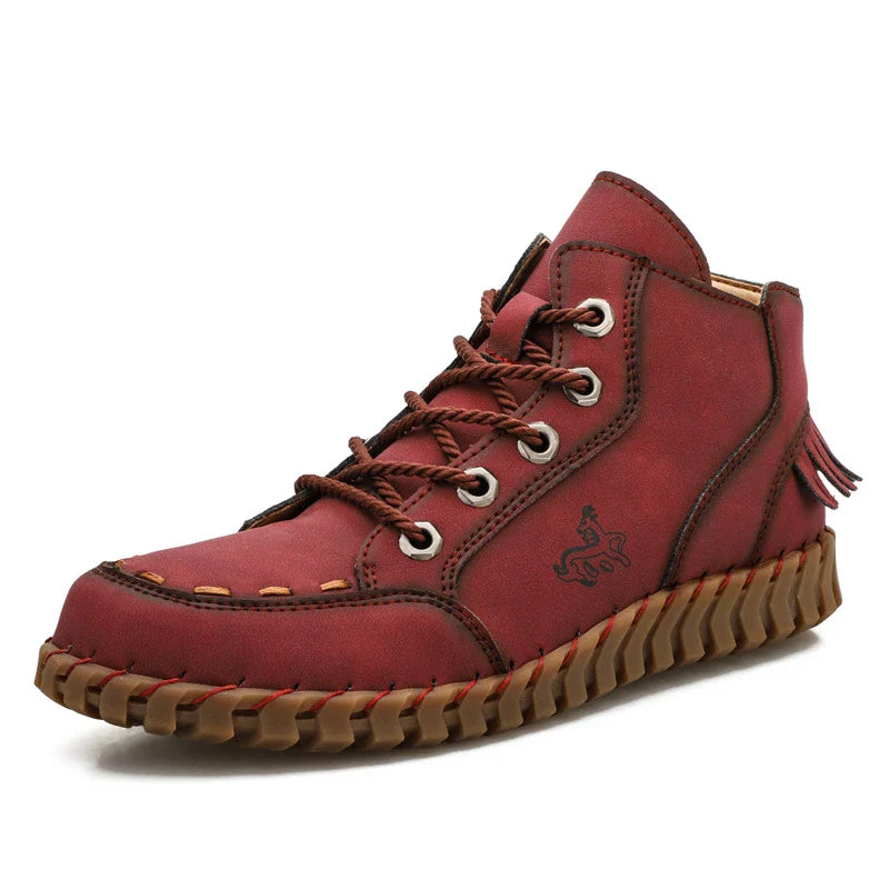 Martin Boots - Soft Low Ladies British Style Casual Shoes with Suede Detailing and Rubber Sole
