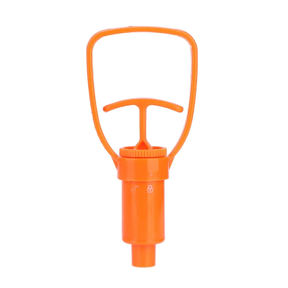 Orange outdoor venom extractor suction pump with first aid accessories for hiking, camping, and wilderness adventures