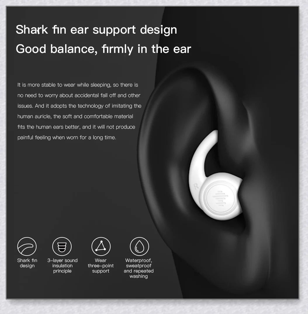 Professional Sleeping Ear Plugs made with German nano silica gel for exceptional comfort and noise reduction