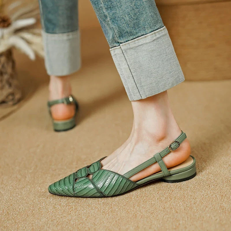 Homeenjoy_UK Chic Pointed Toe Slingback Sandals