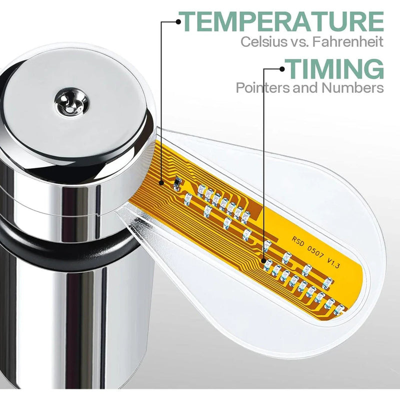Homeenjoy_UK LED Clock USB Mini Fan with Real-Time Display