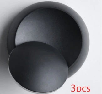 Stylish LED Moon Bedside Lamp with Sleek Iron Shade and Warm Ambient Glow