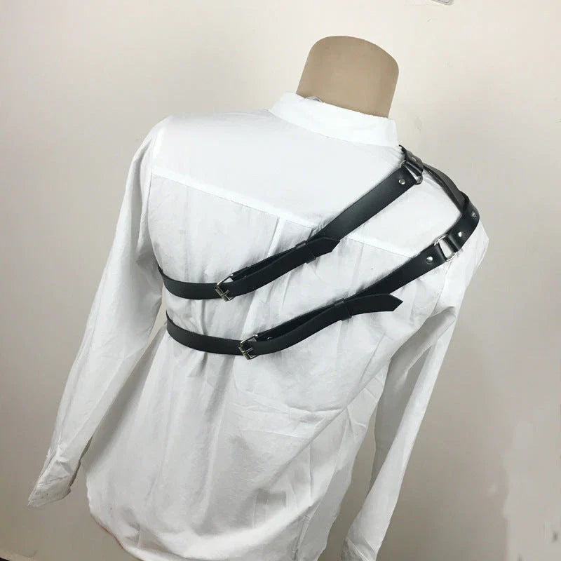 Premium leather shoulder strap with adjustable length and air hole design for breathability and style