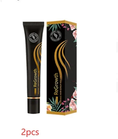Nourishing Hair Growth Serum with Massage Roller - Revitalize Scalp, Reduce Hair Loss, Promote Healthy Hair Growth