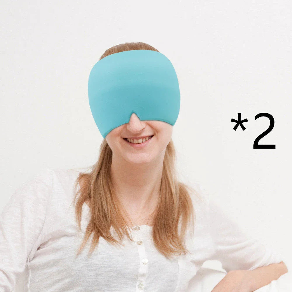 Soothing Ice Eye Mask for Headache Relief - Cooling Therapy for Relaxation