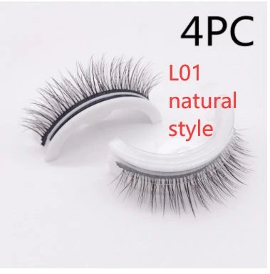 Glamorous 3D mink-inspired false eyelashes in various styles and packaging