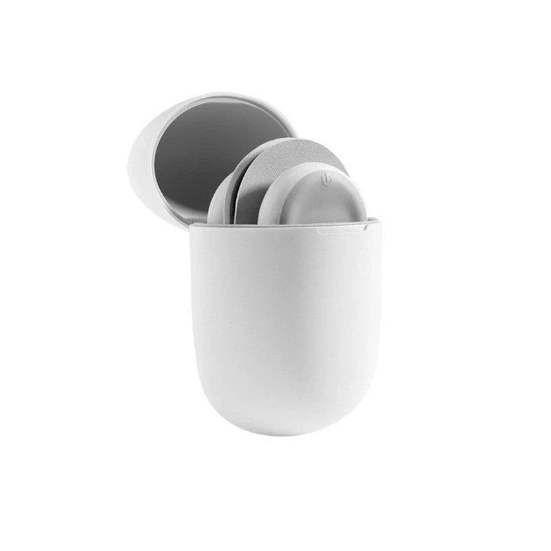 Portable cordless neck massager with low-frequency pulse technology for personalized muscle tension relief and stress management