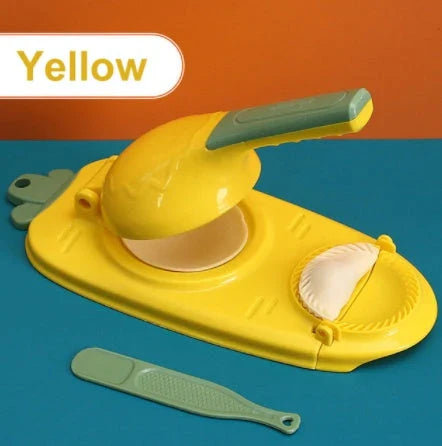 Ergonomic dumpling press tool made of food-grade plastic for easy and convenient homemade dumplings