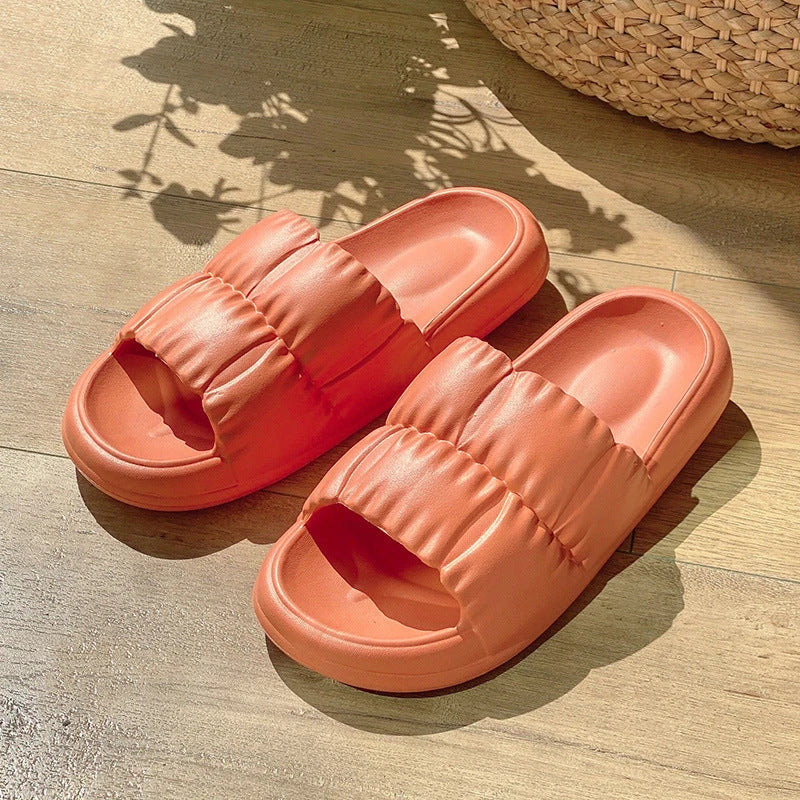 Stylish and comfortable bathroom slippers with a variety of vibrant color options, featuring a durable, waterproof, and anti-slip sole for all-day wear.