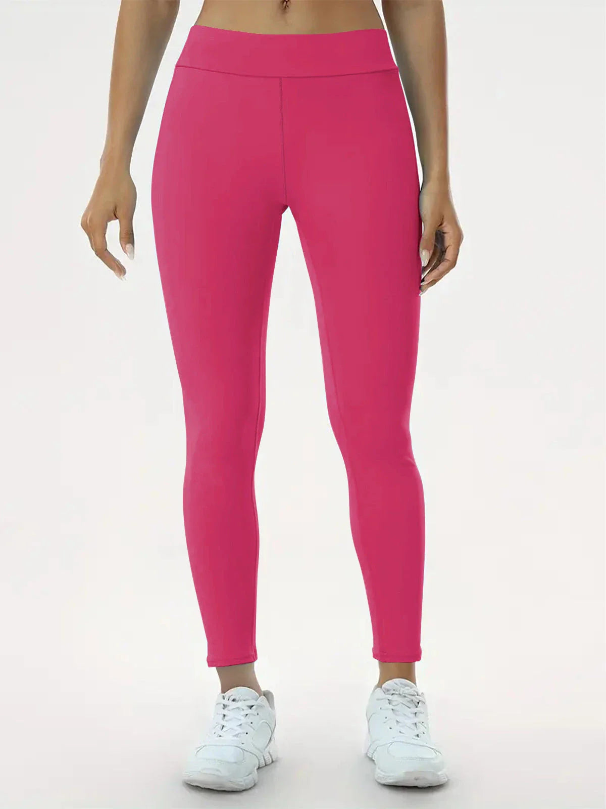 Women's high-waist yoga pants in various vibrant colors designed for comfort and style