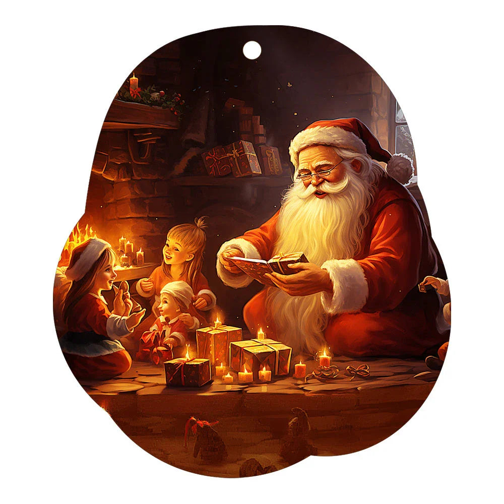 Christmas car ornament pendant in various festive designs and styles