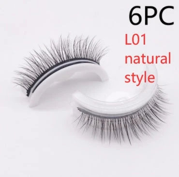 Glamorous 3D mink-inspired false eyelashes in various styles and packaging