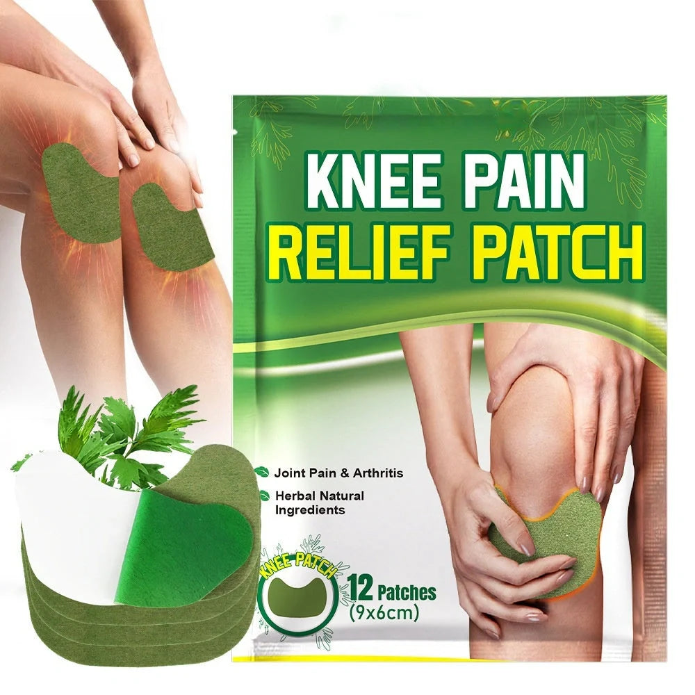 Herbal Self-Heating Knee Plaster for natural pain relief and joint care