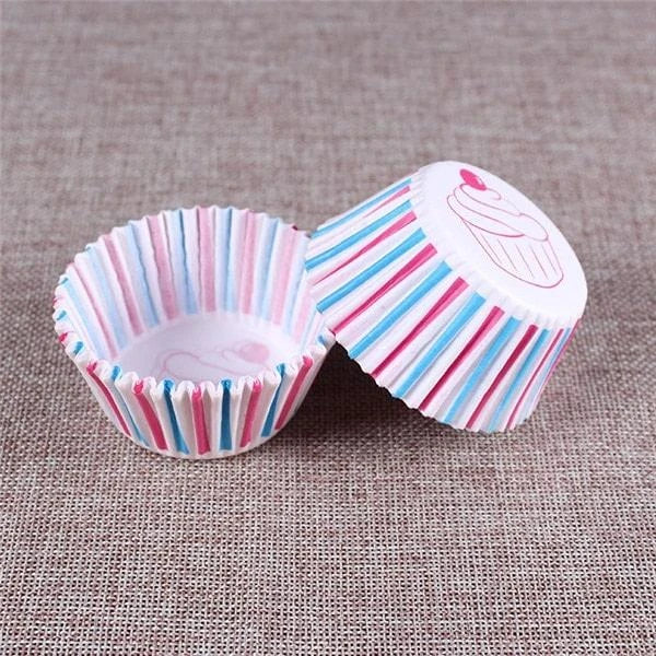 Colourful paper cupcake baking cups in a variety of vibrant shades, perfect for home baking and decorating
