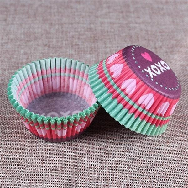 Colourful paper cupcake baking cups in a variety of vibrant shades, perfect for home baking and decorating