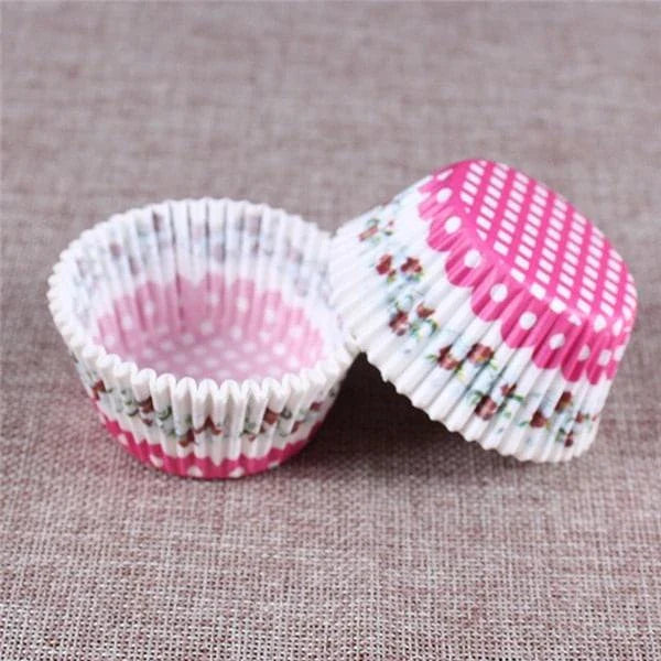 Colourful paper cupcake baking cups in a variety of vibrant shades, perfect for home baking and decorating