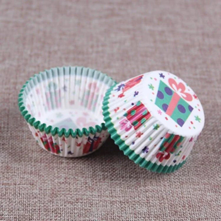 Colourful paper cupcake baking cups in a variety of vibrant shades, perfect for home baking and decorating