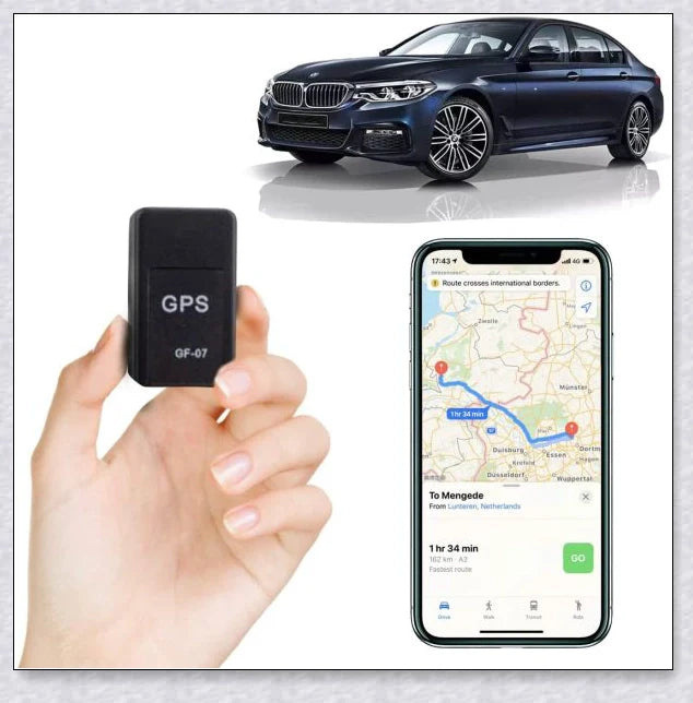 Mini magnetic car GPS tracking device with no monthly fee, perfect for monitoring vehicles, pets, and people in real-time