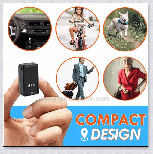 Mini magnetic car GPS tracking device with no monthly fee, perfect for monitoring vehicles, pets, and people in real-time